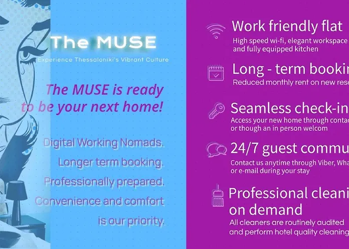 The Muse Flat In Just A Few Steps Away From Museums And Helexpo 塞萨洛尼基